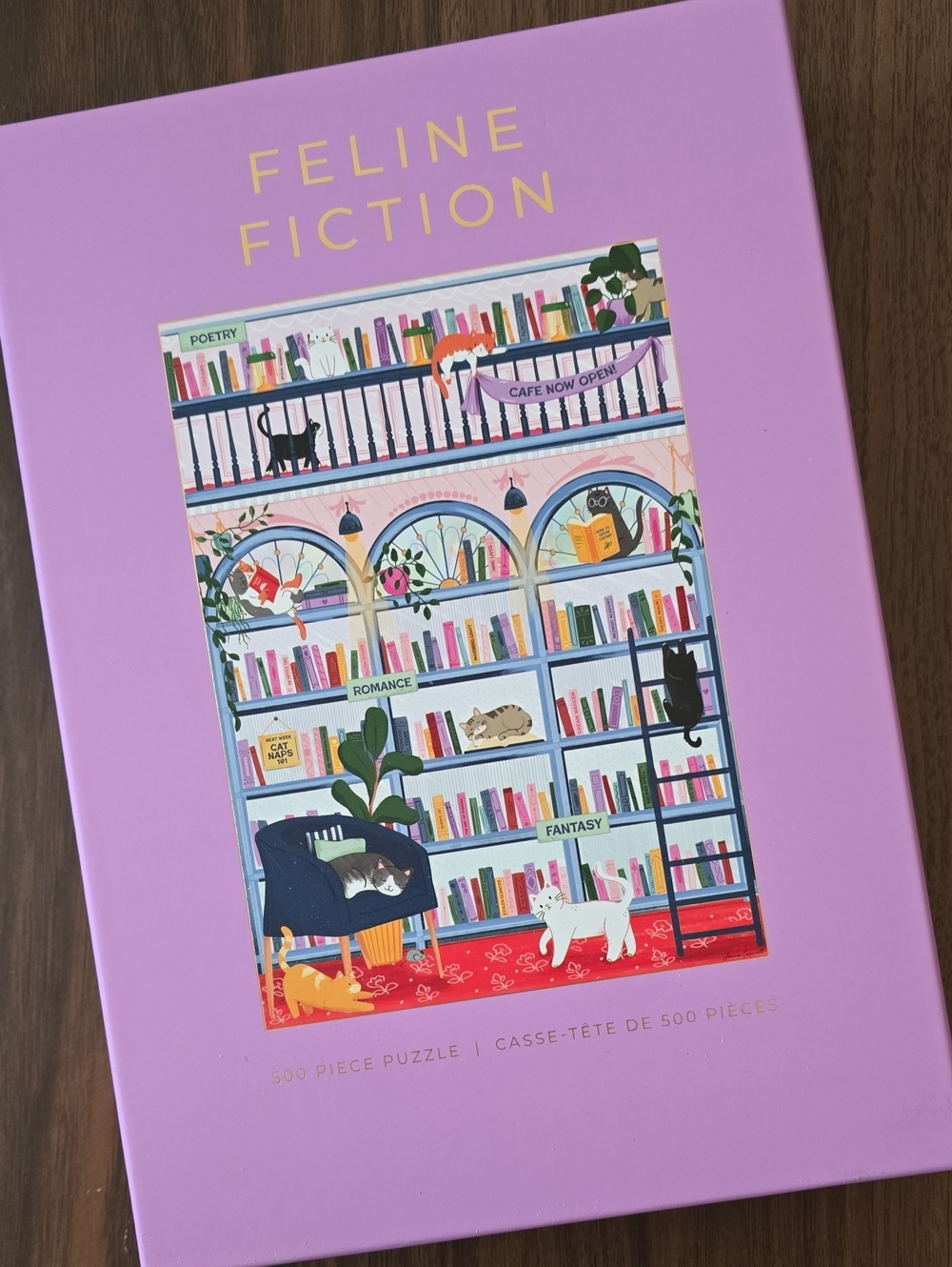 Hobbry Feline Fiction 500-Piece Puzzle